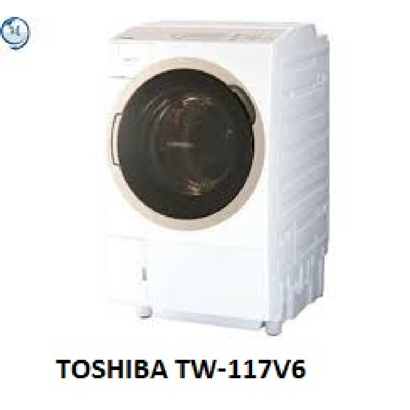 (Used 90%) Máy giặt sấy block Toshiba TW 117V6 giặt 11 kg sấy 7 kg 56710