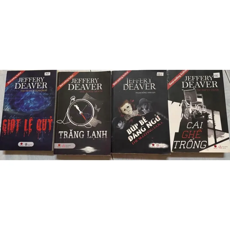 Tiểu thuyết trinh thám - bộ 4 cuốn Jeffery Deaver: Giọt lệ quỷ, Trăng lạnh, Búp bê đg ngủ 738234