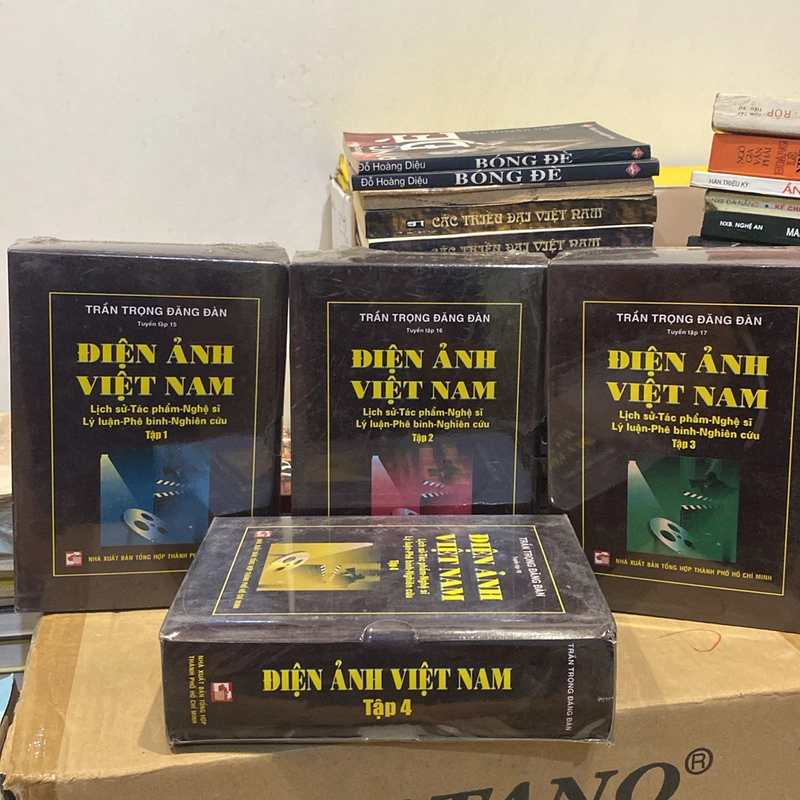 ĐIỆN ẢNH VIỆT NAM, TRẦN TRỌNG ĐĂNG ĐÀN, TRỌN BỘ 4 TẬP, NGUYÊN MÀNG NILON CHƯA SỬ DỤNG 520886