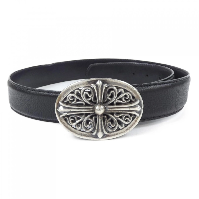 CHROME HEARTS OVAL CROSS STRAP1.5 DÂY ĐAI HÌNH BÓNG - Hàng hiệu Chính hãng 884479
