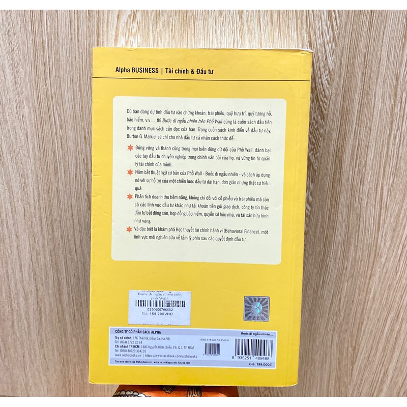 BƯỚC ĐI NGẪU NHIÊN TRÊN PHỐ WALL* SÁCH CHỨNG KHOÁN* TẶNG QUÀ 0Đ, FREESHIP THÁNG 5+6 187578