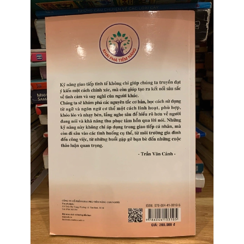 Nghệ thuật giao tiếp tinh tế thu phục nhân tâm -Trần Văn Cảnh 786099
