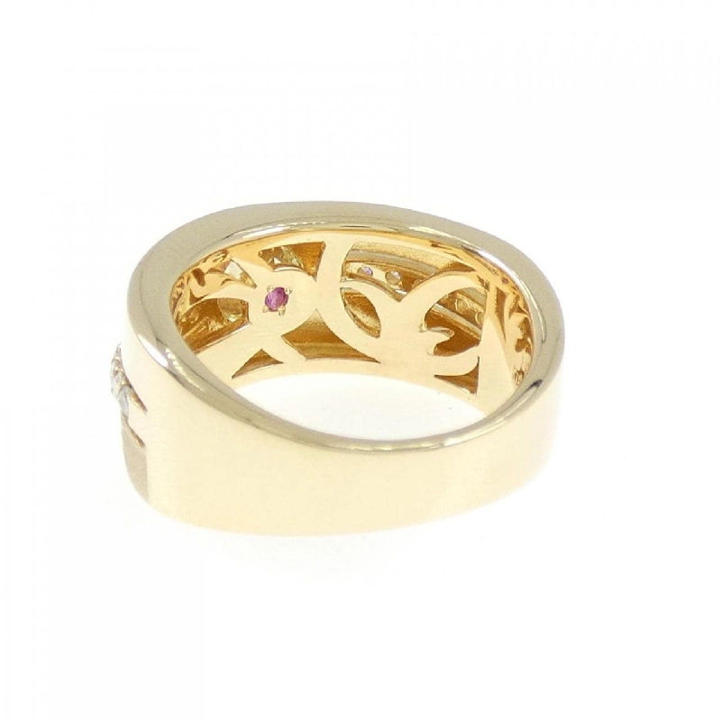 Nhẫn kim cương K18YG 1.053CT 671177