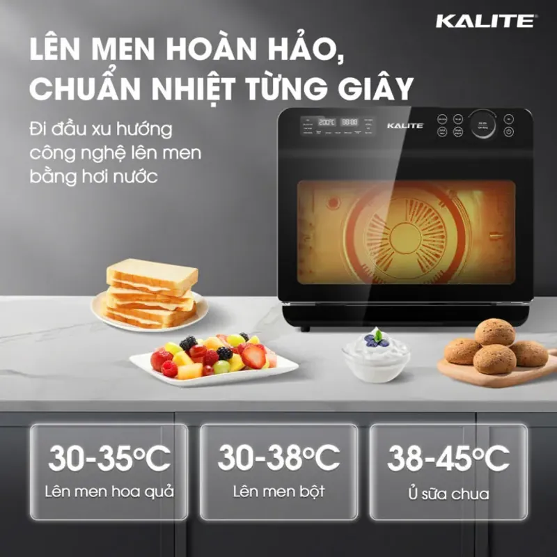 Nồi chiên hơi nước KALITE STEAM FUSION PRO 20L chính hãng mới 100% 572269
