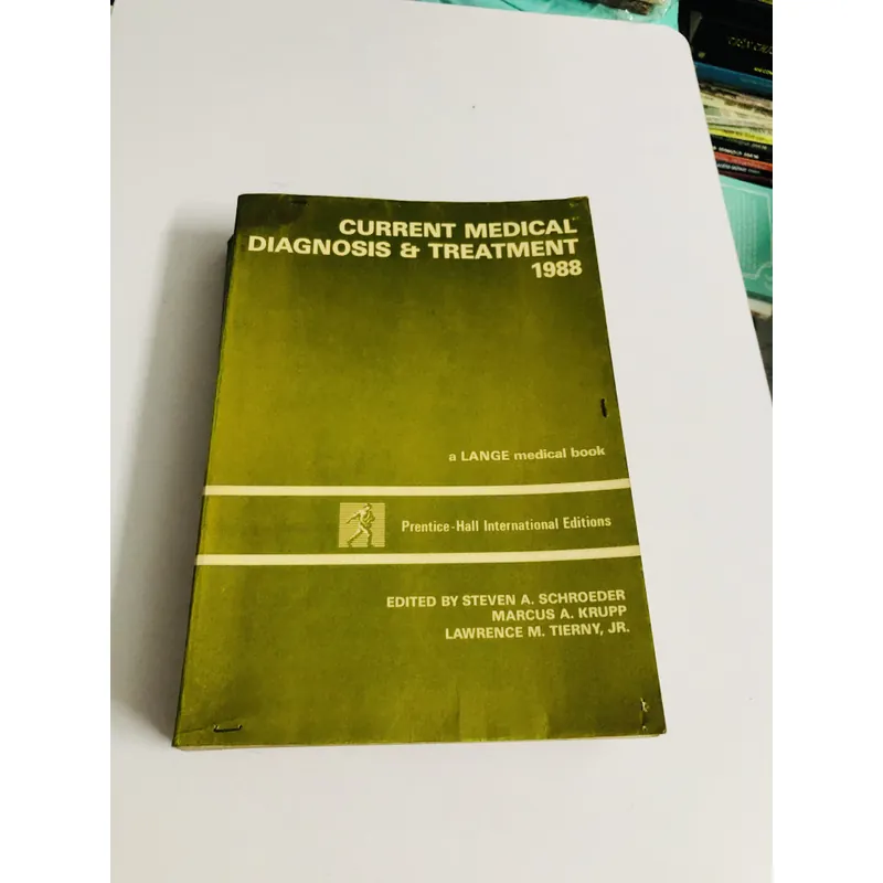 CURRENT MEDICAL DIAGNOSIS & TREATMENT – 1988 720863