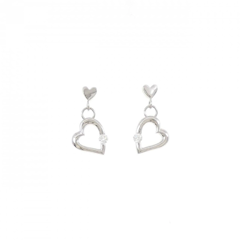 PT900 Bông tai kim cương hình trái tim 0.108CT - Hàng hiệu Chính hãng 867178