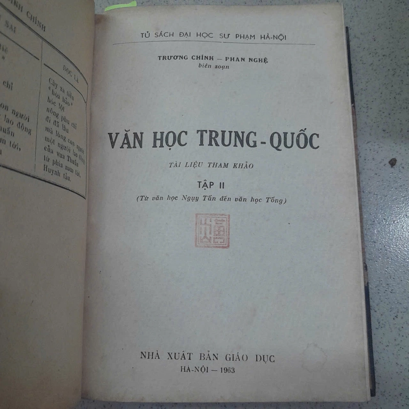 VĂN HỌC TRUNG QUỐC - TRẦN XUÂN ĐỀ 458071