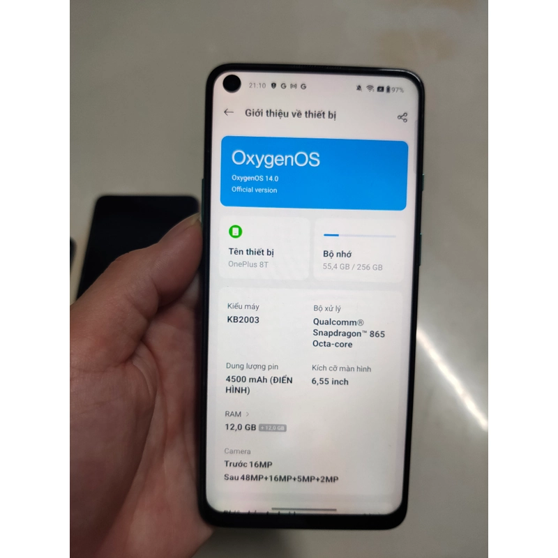 One plus 8T Ram12G Rom 256G 276095