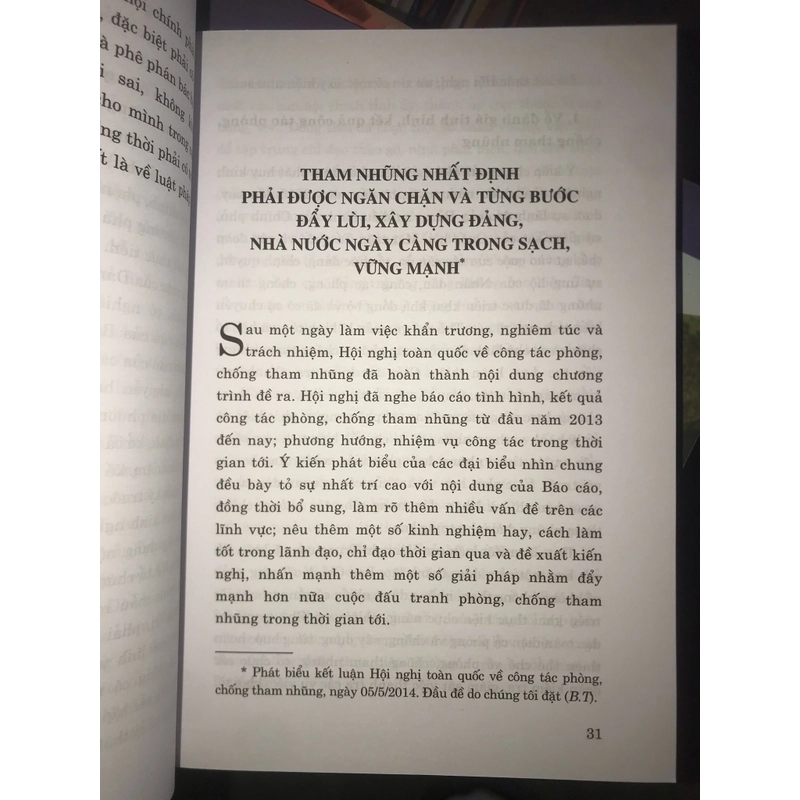 Quyết tâm ngăn chặn và đẩy lùi tham nhũng - Nguyễn Phú Trọng 496889