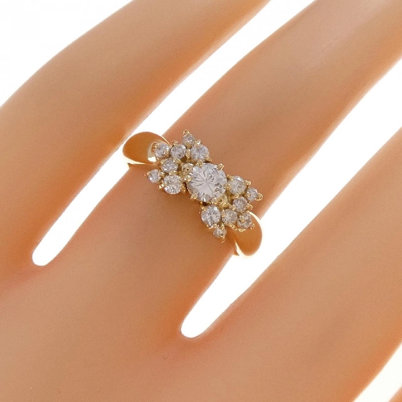 Nhẫn kim cương K18YG 0.25CT - Hàng hiệu chính hãng 853576