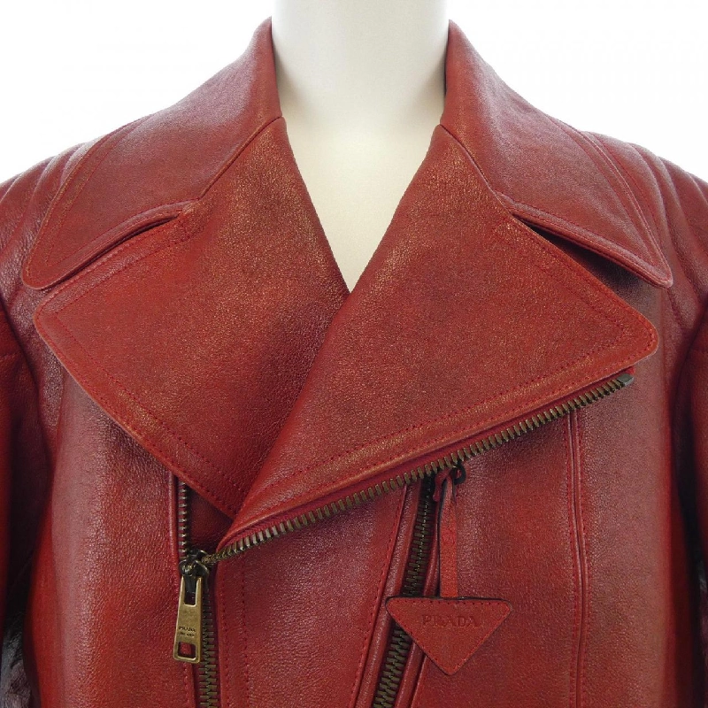 Áo khoác da nam PRADA UPW416 2D02 - Hàng hiệu Chính hãng 901380