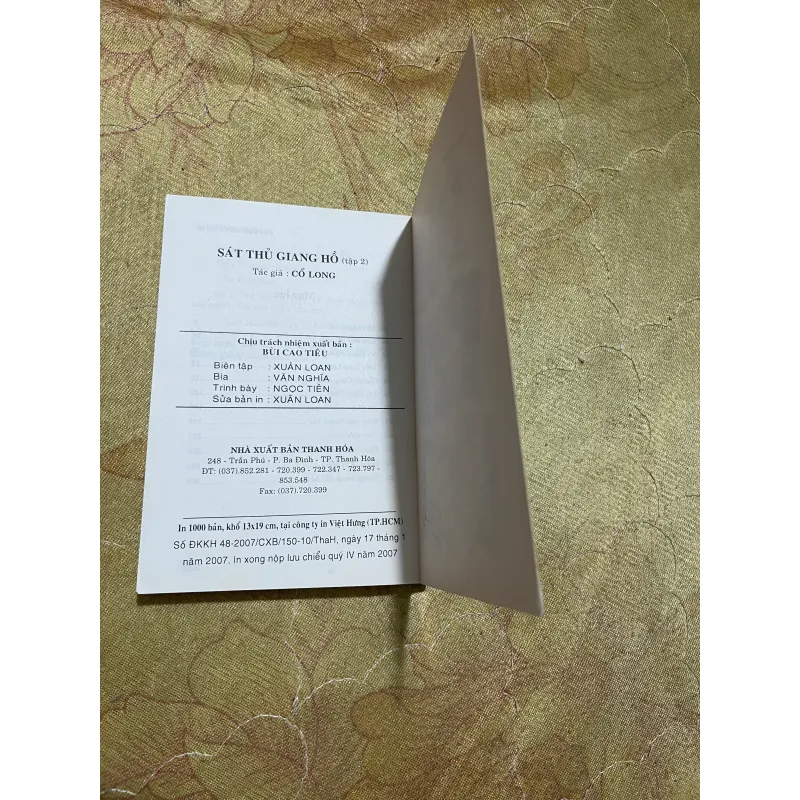 SÁT THỦ GIANG HỒ trọn bộ 4 cuốn- CỔ LONG 724209