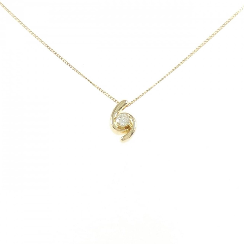 Dây chuyền kim cương K18YG 0.13CT - Hàng hiệu Authentic 866895