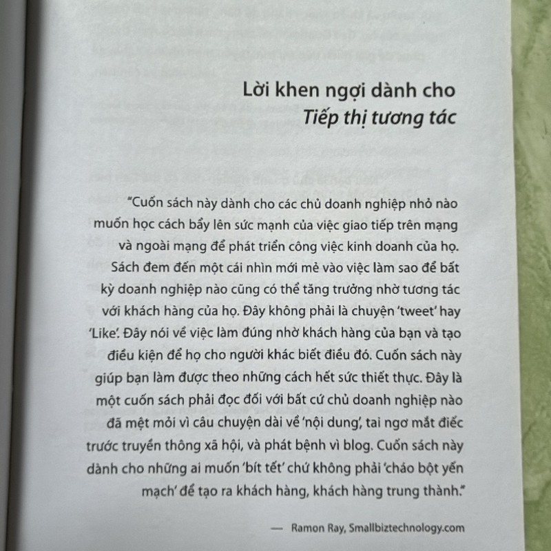 Sách Tiếp Thị Tương Tác - Làm sao cty nhỏ chiến thắng trong thế giới kết nối mạng XH 148415