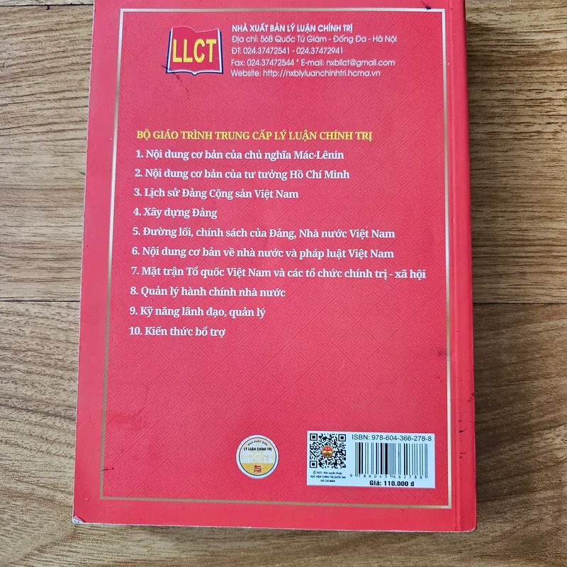 Đường lối, chính sách của đảng, nhà nước Việt Nam 
Giá 55k 608335