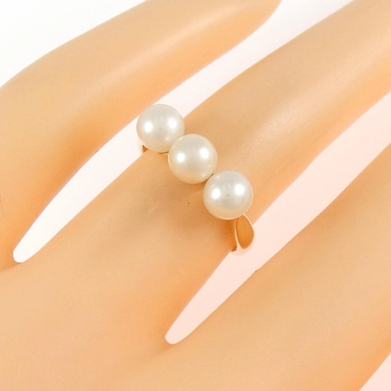 Nhẫn ngọc trai Akoya K18YG 666419