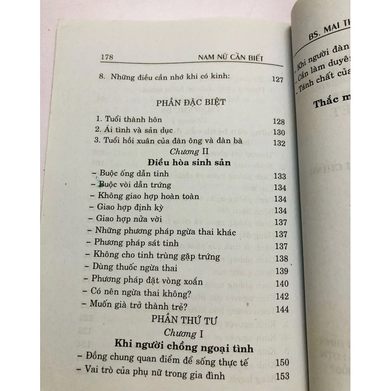 NAM NỮ CẦN BIẾT  - 178 trang, nxb: 2007 361504
