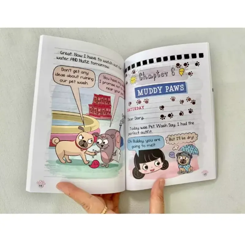 Sách - Diary Of A Pug - Nhật ký cún con 9 cuốn kèm file nghe 1024192