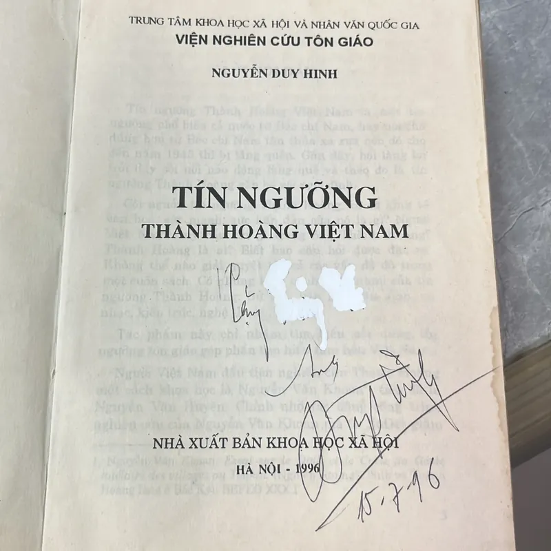 TÍN NGƯỠNG THÀNH HOÀNG VIỆT NAM 356548