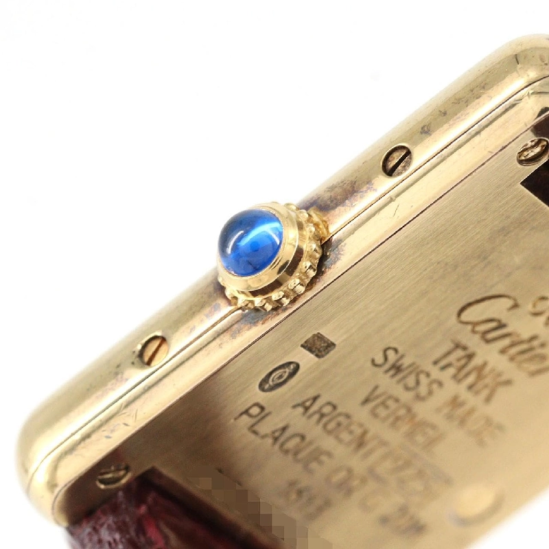 Cartier Must Tank SM GP W1003053 GP Quartz - Hàng hiệu Authentic 880128