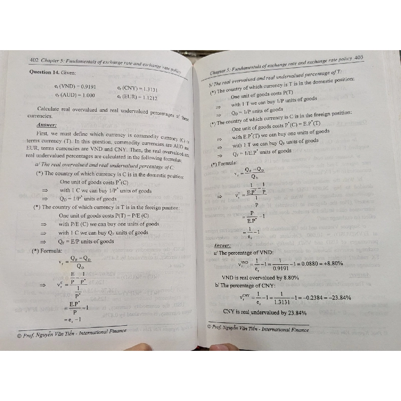 International Finance - Prof.Nguyen Van Tien 787523