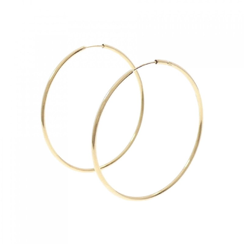 Bông tai hoop K18YG Star Jewelry 666038