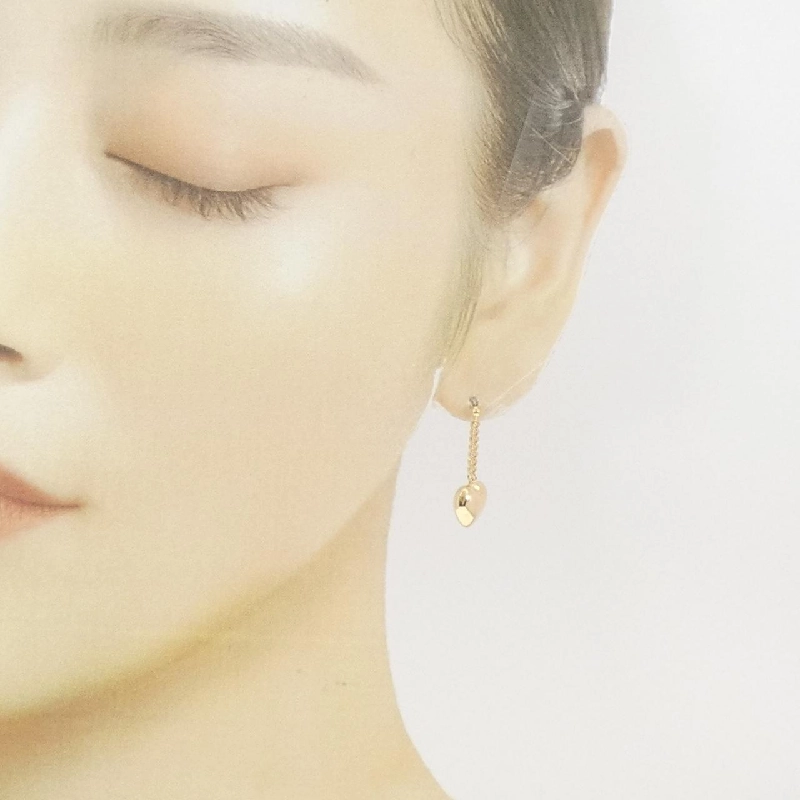 K18YG Bông tai hình trái tim - Hàng hiệu Authentic 871360