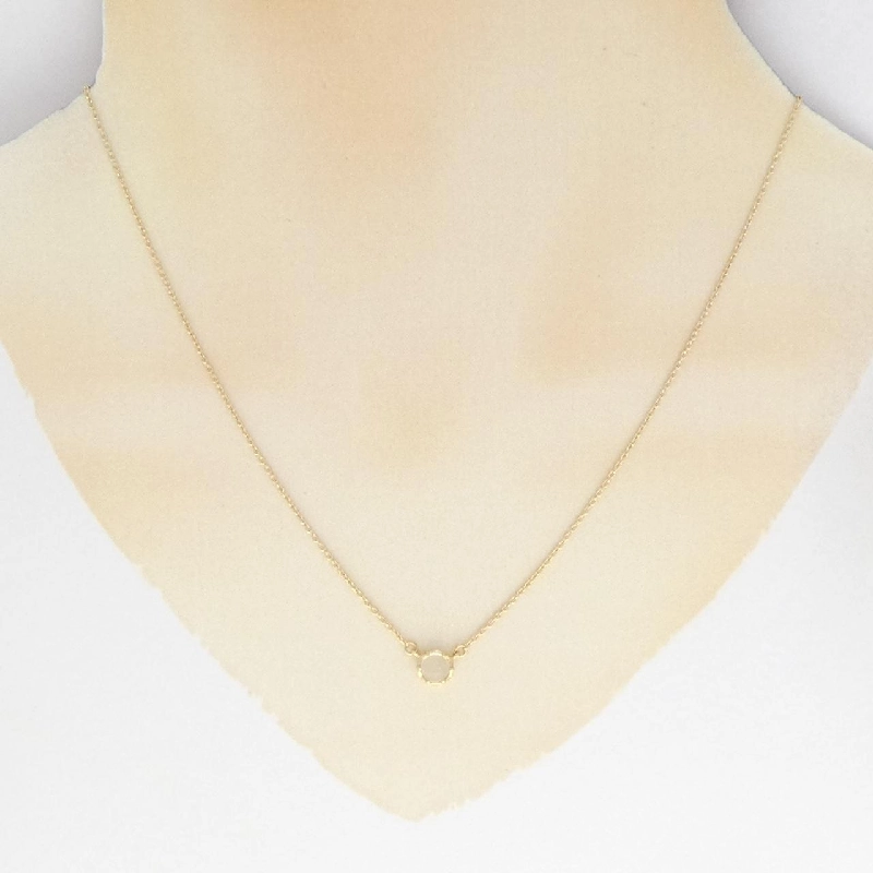 K18YG Dây chuyền đá mặt trăng - Hàng hiệu Chính hãng 862899