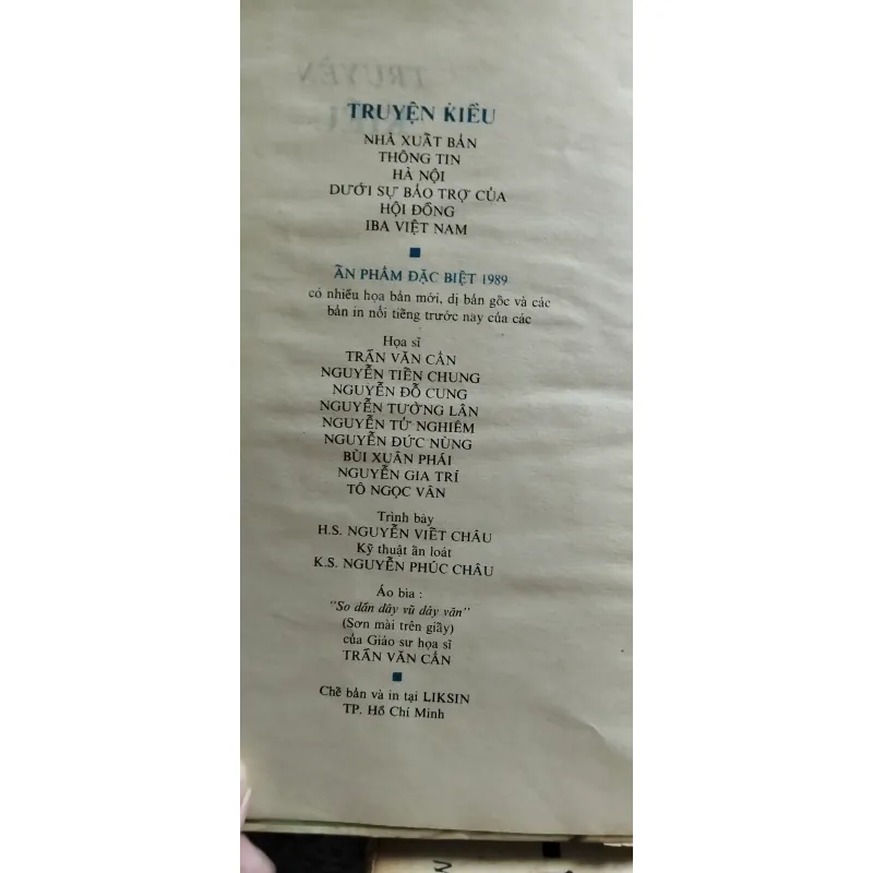 Kiều bản đặc biệt - Hiếm, nhiều tranh hoạ sỹ nổi tiếng 756321
