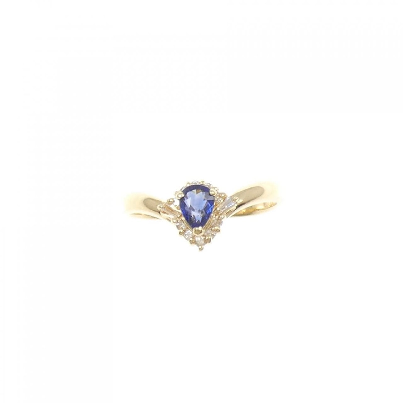 Nhẫn Sapphire K18YG 0.23CT - Hàng hiệu Chính hãng 851936