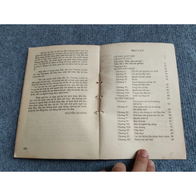 BÀN VỀ KHẾ ƯỚC XÃ HỘI 701908