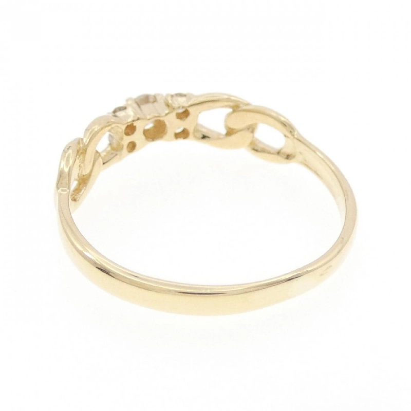 Nhẫn kim cương K18YG 0.11CT 671023