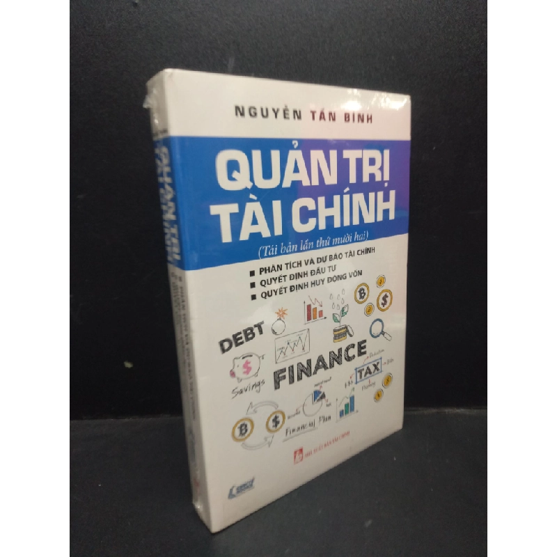 Đọc sách cùng PK - Sách Quản Trị Tài chính Nguyễn Tấn Bình mới 100% 1004 quản lý - Khăn giấy 259231