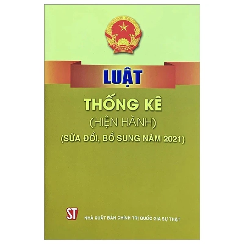 Luật Thống Kê (Hiện Hành) (Sửa Đổi, Bổ Sung Năm 2021) - Quốc Hội 189727