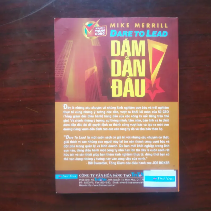 [Sách Quản Trị] Dare To Lead - Dám Dẫn Đầu (Mike Merrill) 992325