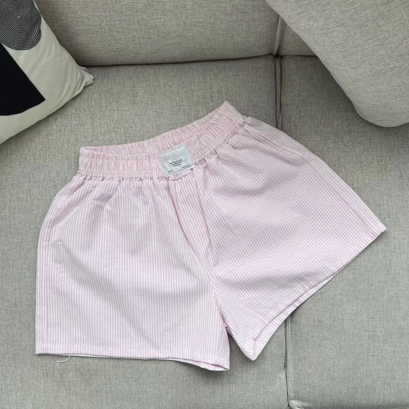 Set mặc nhà áo thun ôm body và quần kẻ hồng siêu xinh 464034