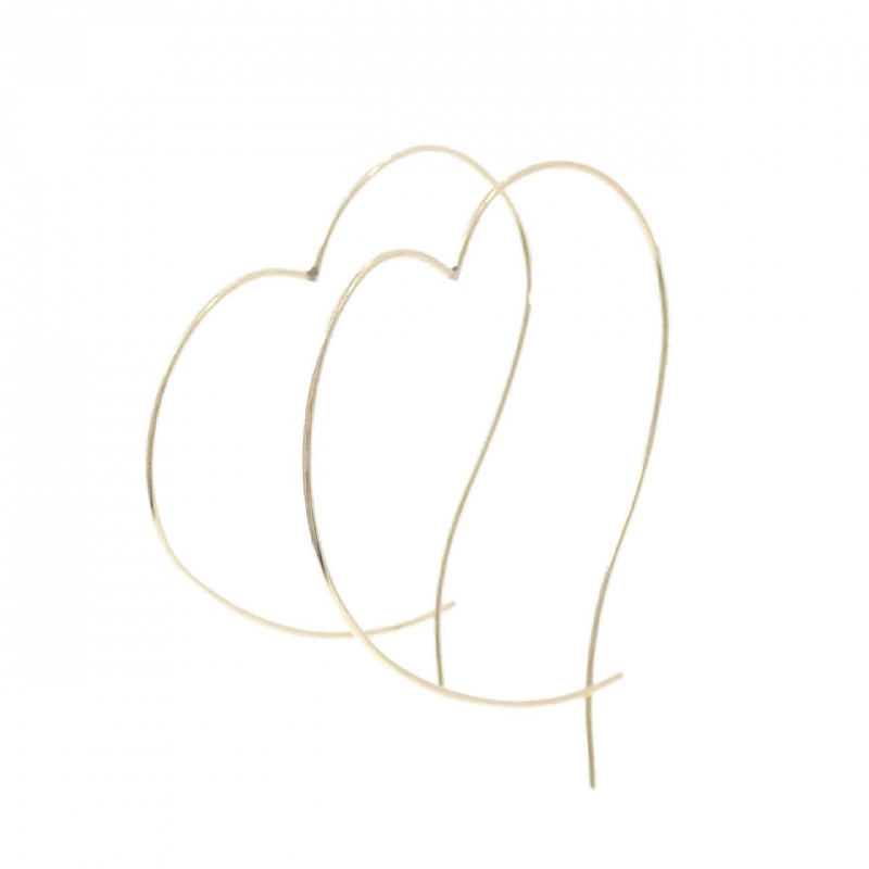 K10YG Bông tai hình trái tim - Hàng hiệu Chính hãng 868984