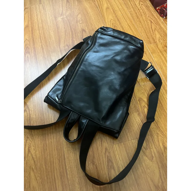 Balo nữ da thật phối da lộn 2hand 992648