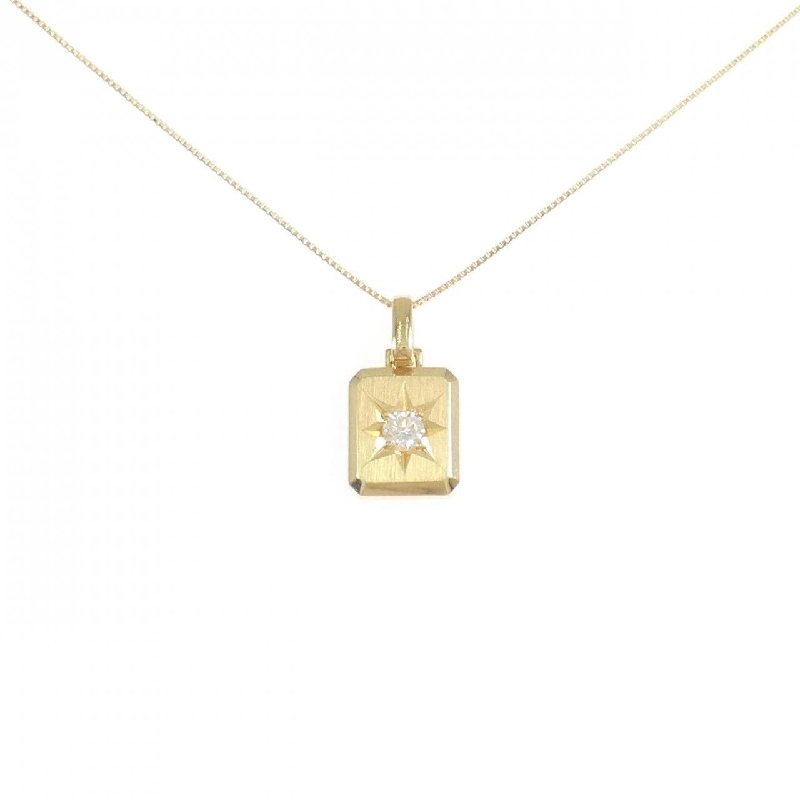 K18YG Dây chuyền kim cương 0.14CT - Hàng hiệu Authentic 859319