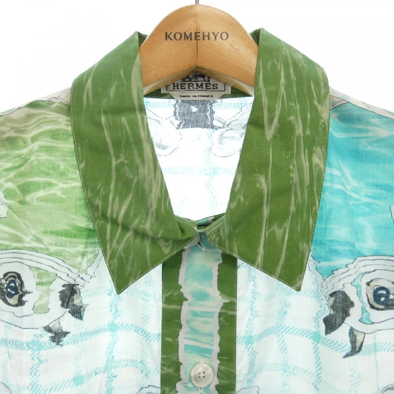 Áo sơ mi ngắn tay HERMES - Hàng hiệu Chính hãng 906229