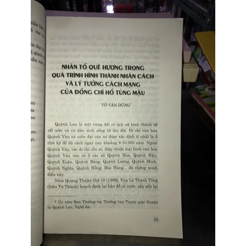 Hồ Tùng Mậu - Người Cộng sản kiên trung, mẫu mực  712061