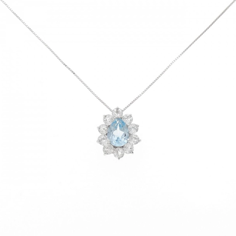K10WG Blue Topaz Necklace - Hàng hiệu Authentic 858612