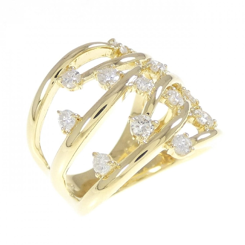 Nhẫn kim cương K18YG 0.80CT 667363