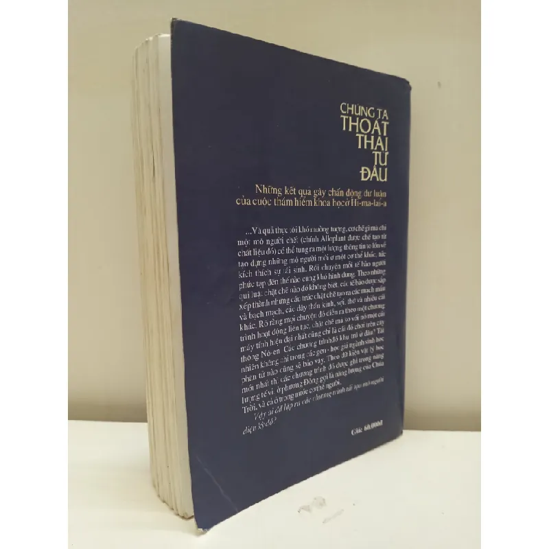 [Phiên Chợ Sách Cũ] Chúng Ta Thoát Thai Từ Đâu (2002) - Erono Mundasep S2610 692558