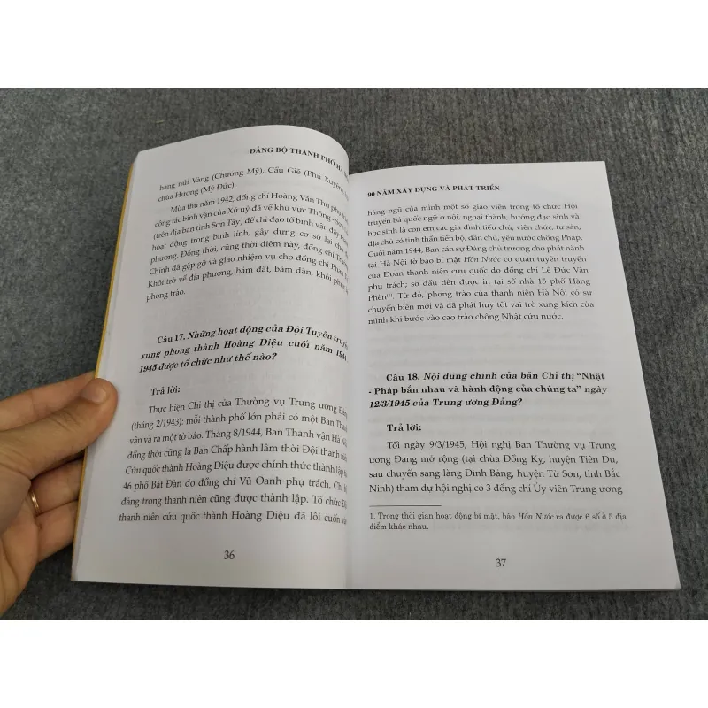 ĐẢNG BỘ THÀNH PHỐ HÀ NỘI 90 NĂM XÂY DỰNG VÀ PHÁT TRIỂN 993183