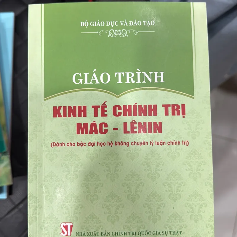 Sách giáo trình Kinh tế chính trị Mác- Lê nin 720069