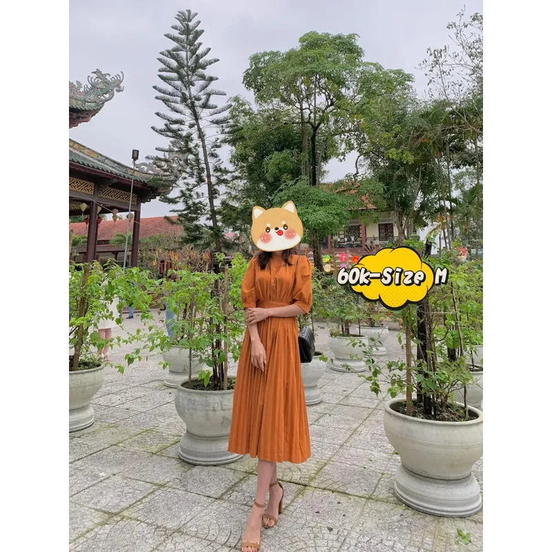 Váy xếp ly dài 673908