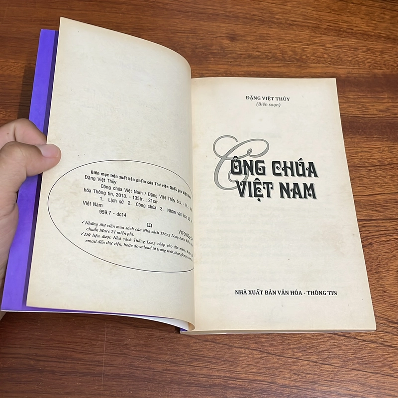 II Sách Lịch Sử: Công Chúa Việt Nam - Đặng Việt Thuỷ - 2013 507601
