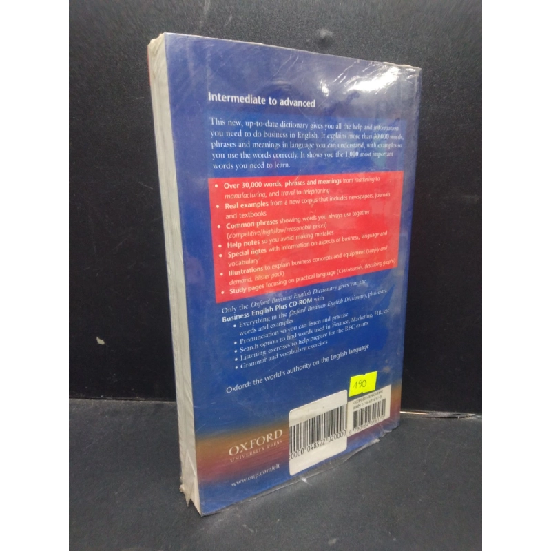Oxford Business English Dictionary (có seal) mới 80% ố nhẹ HCM1504 ngoại ngữ 914160