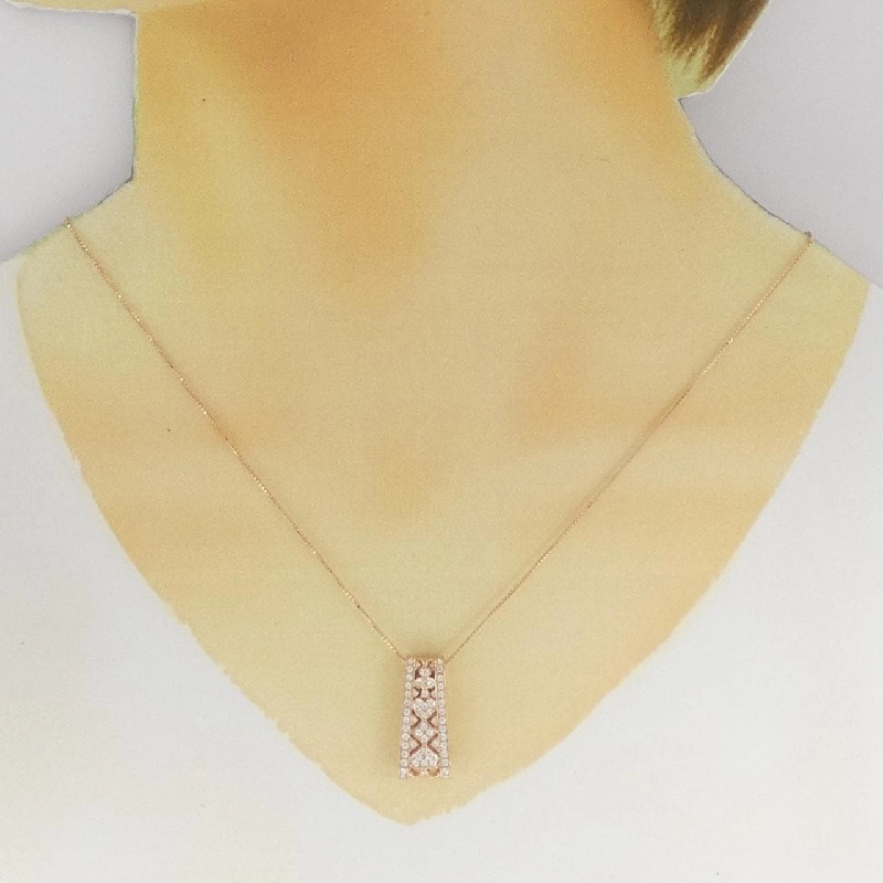 K18PG Dây chuyền kim cương 0.60CT - Hàng hiệu Chính hãng 859432